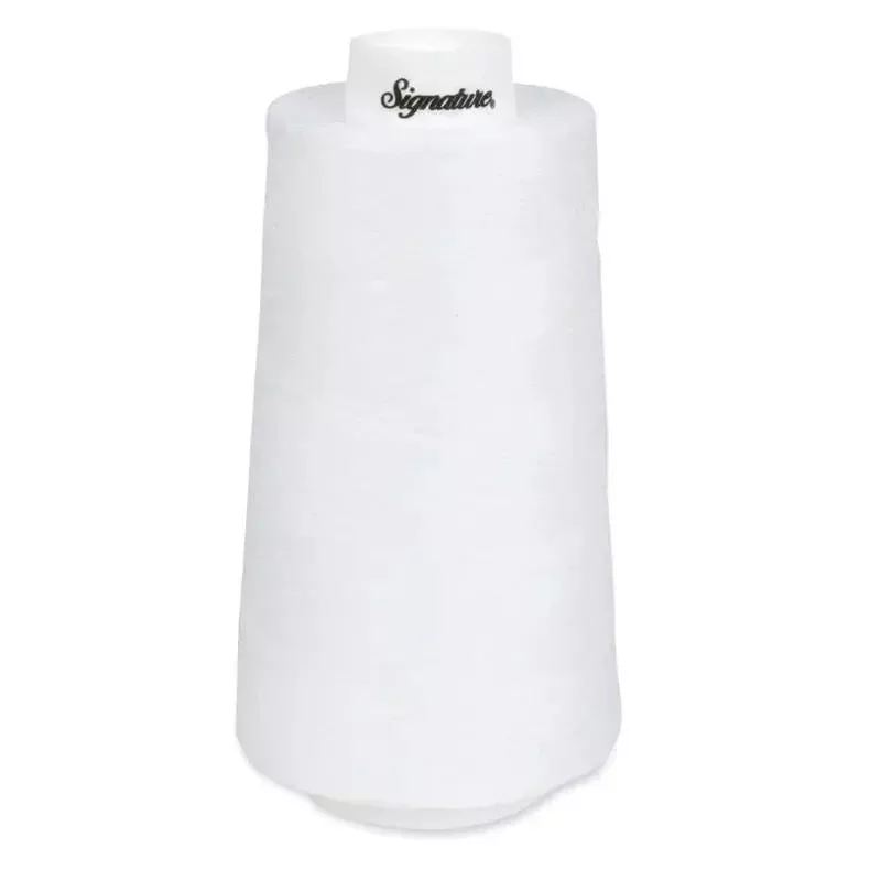 001 White Signature Cotton Thread