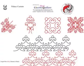 039 Palace & Blocks Pantograph by Linda V. Taylor