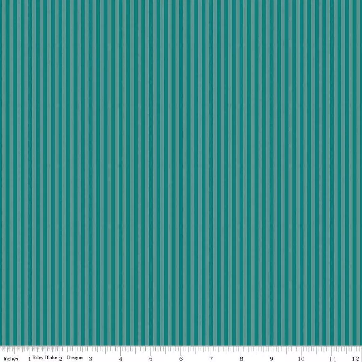 1/8" Tonal Stripe - Teal