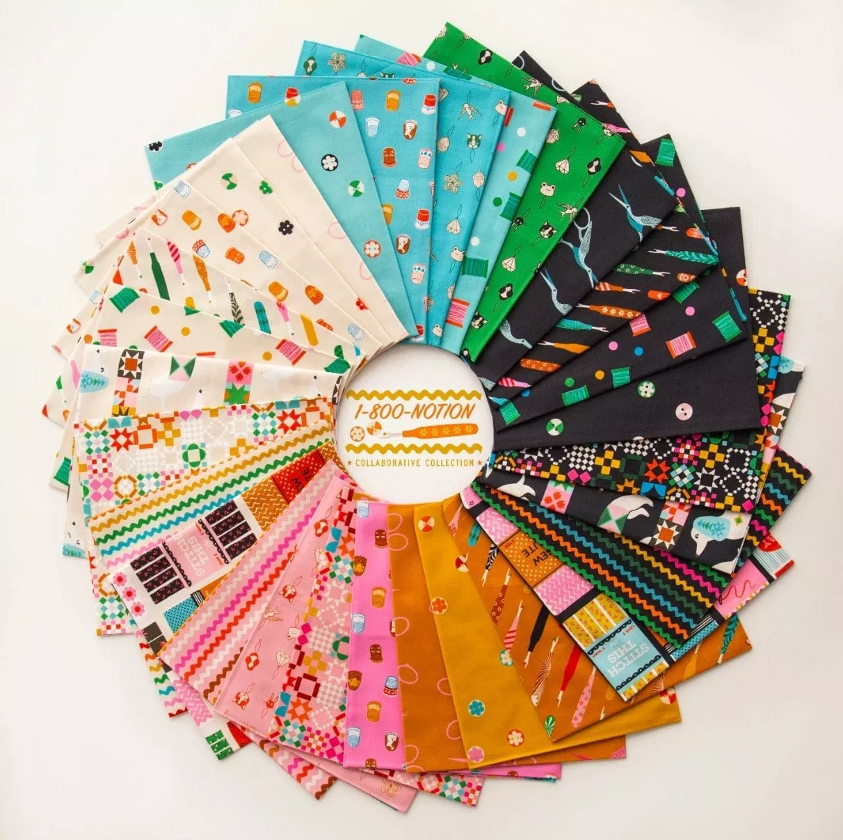 1-800-Notion Fat Quarter Bundle | RSS Collaboration | 29 FQs