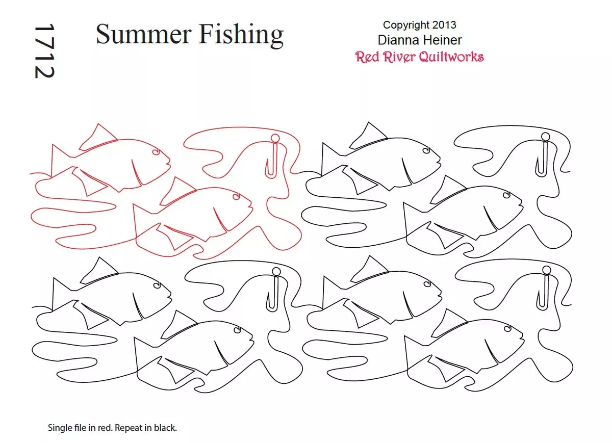 1712 Summer Fishing Combo Pantograph W/Block