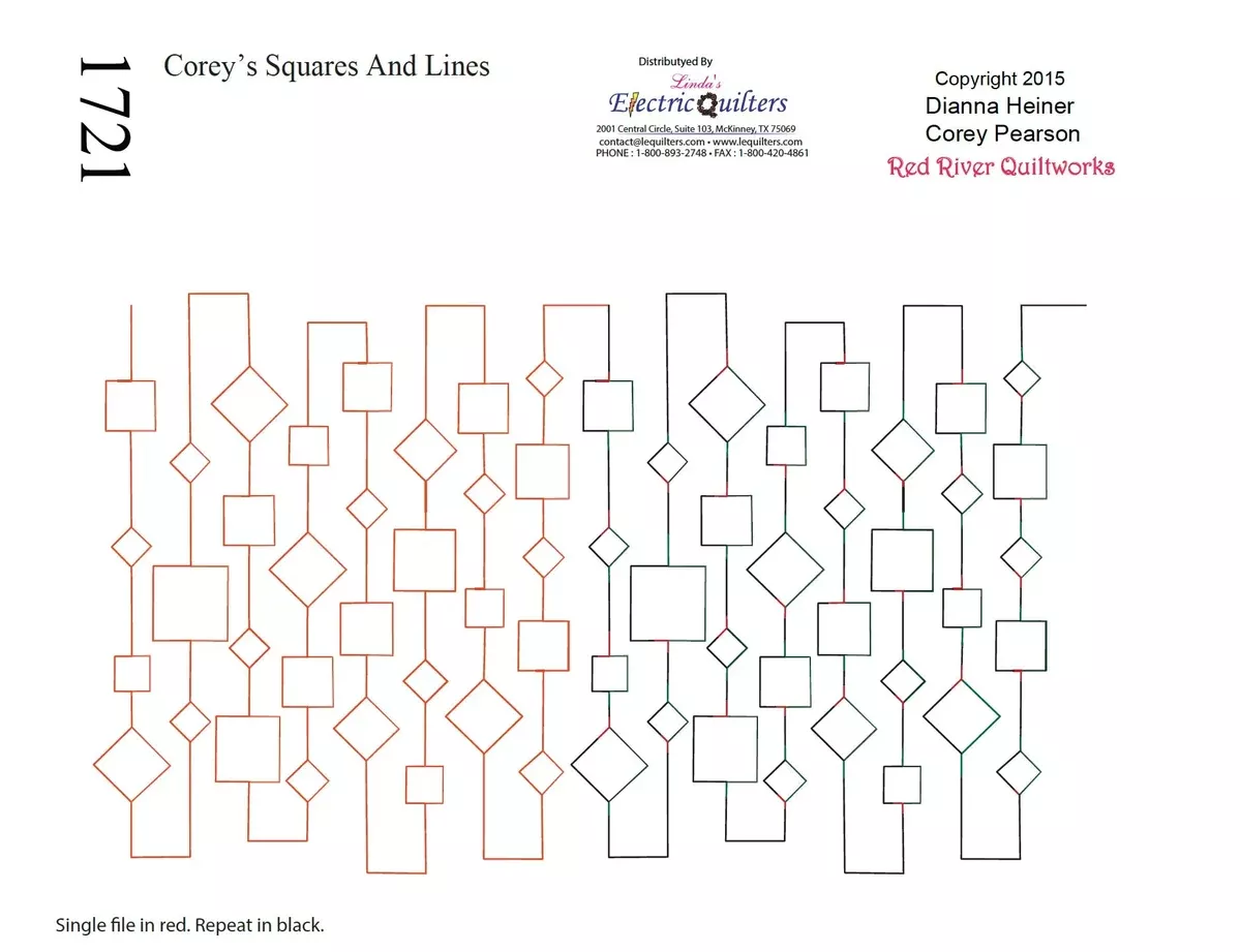 1721 Corey's Squares Pantograph