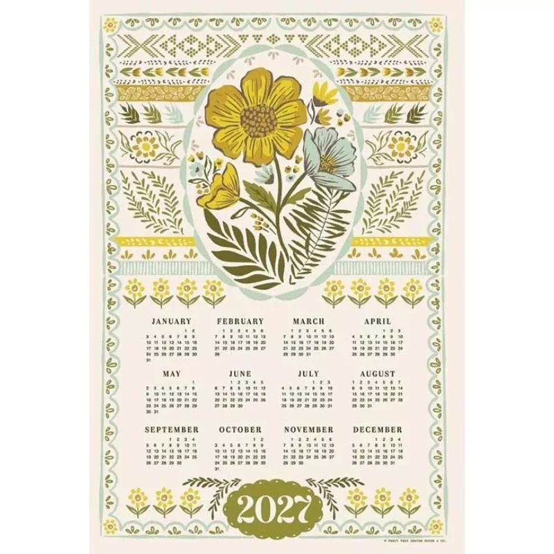 2027 Calendar Tea Towel - Fancy That Design House & Co.
