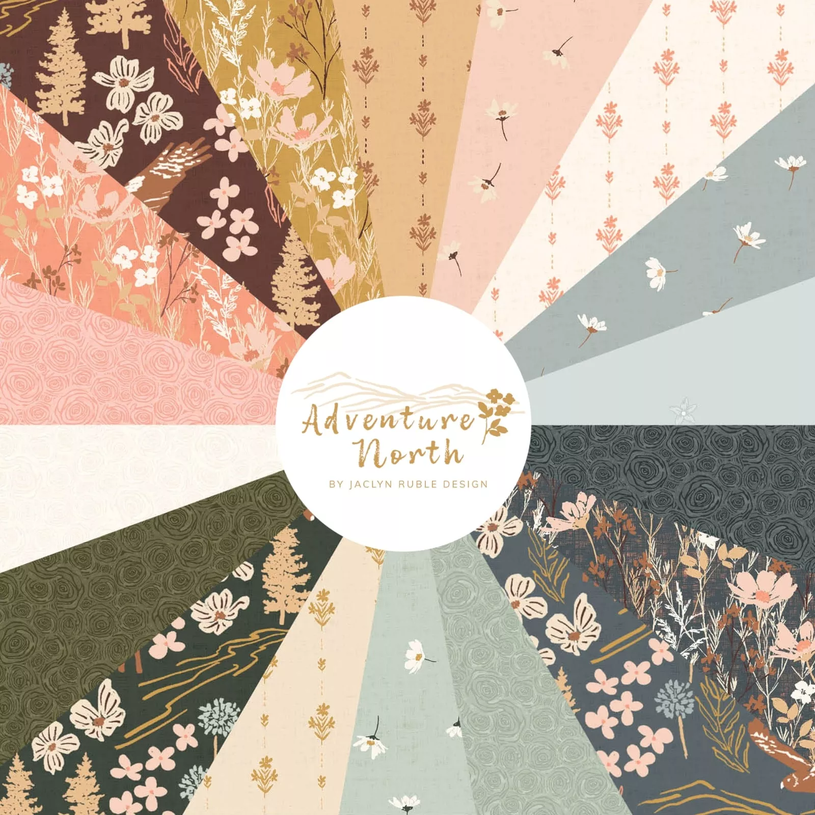 Adventure North Layer Cake | Jaclyn Ruble | 42 PCs