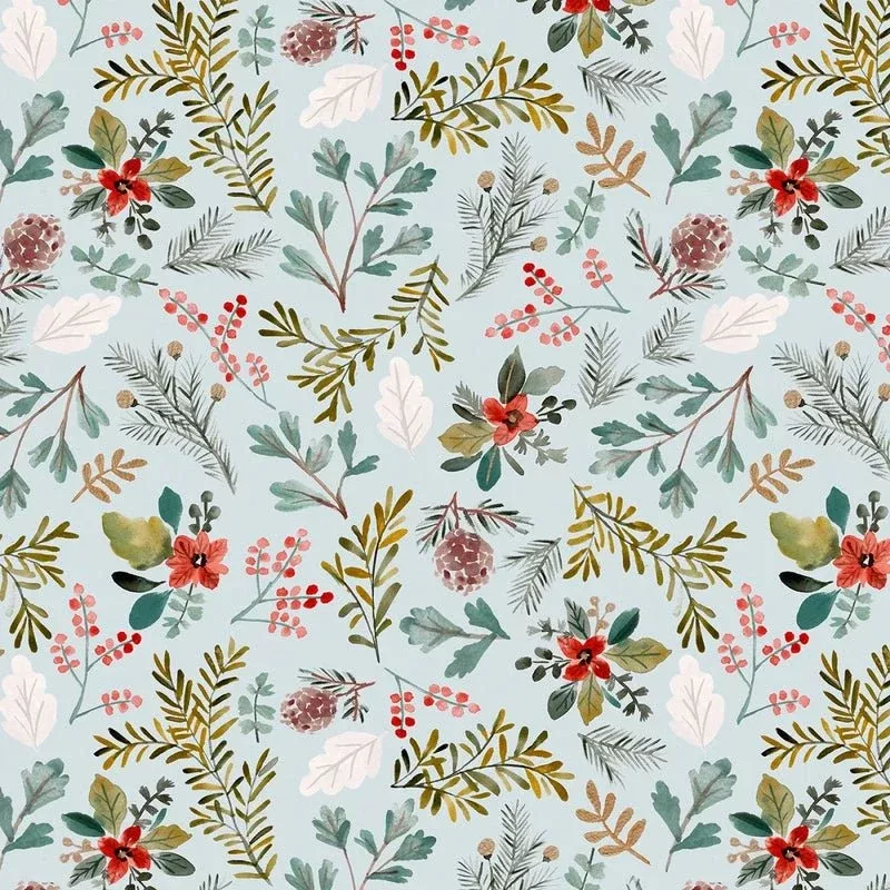 Baby It's Cold Outside - Sky Festive Flora