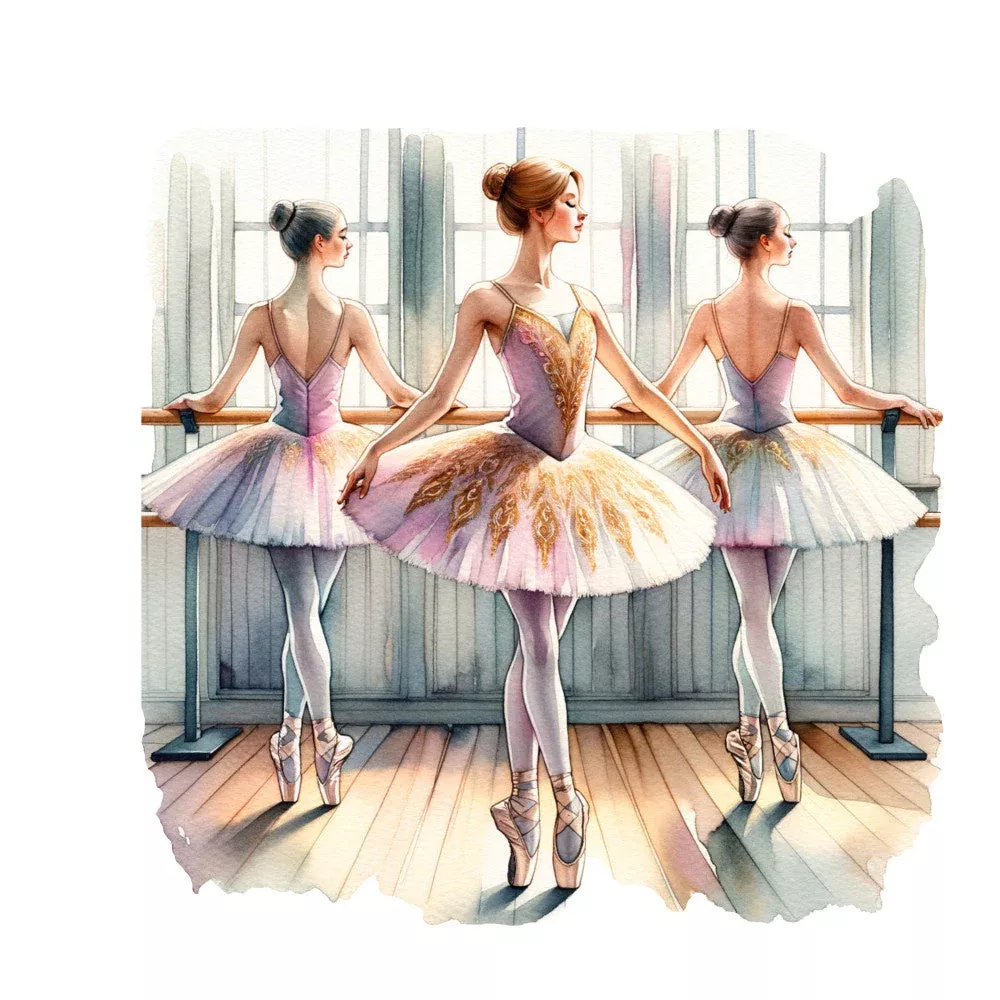 Ballet Studio Fabric Panel 7