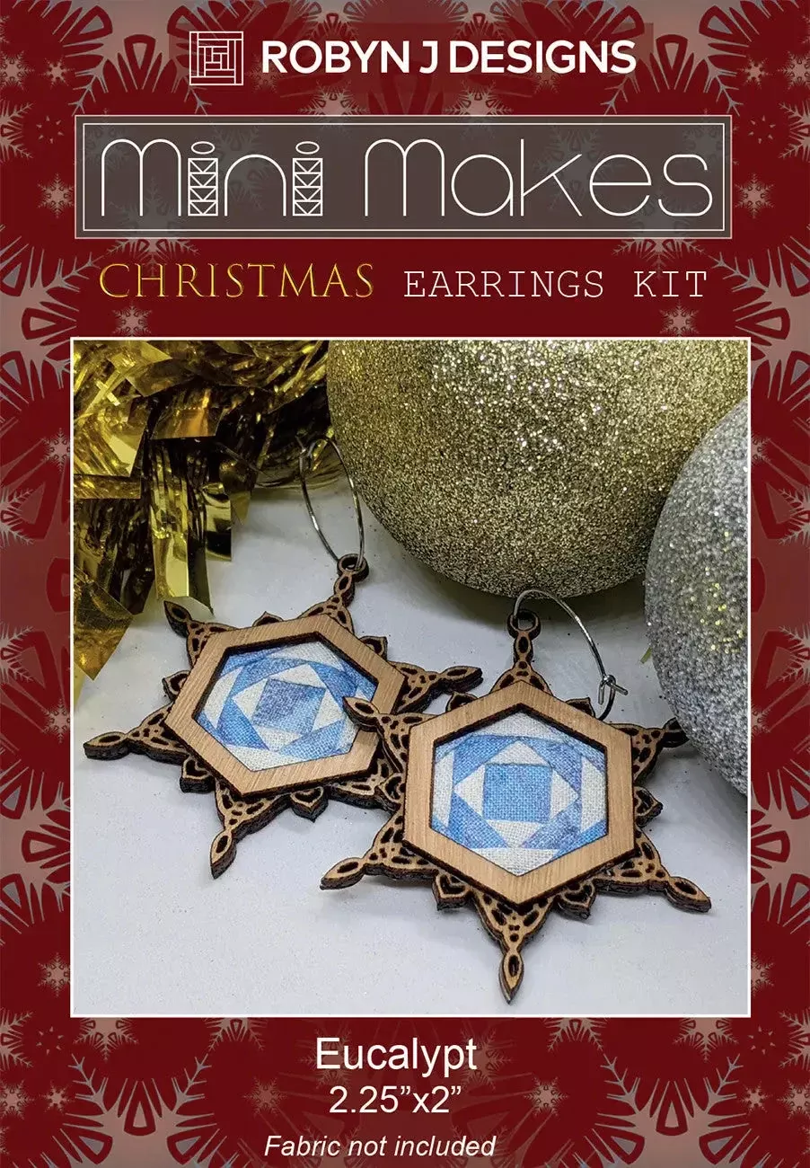 Christmas Snowflake Earring Eucalypt