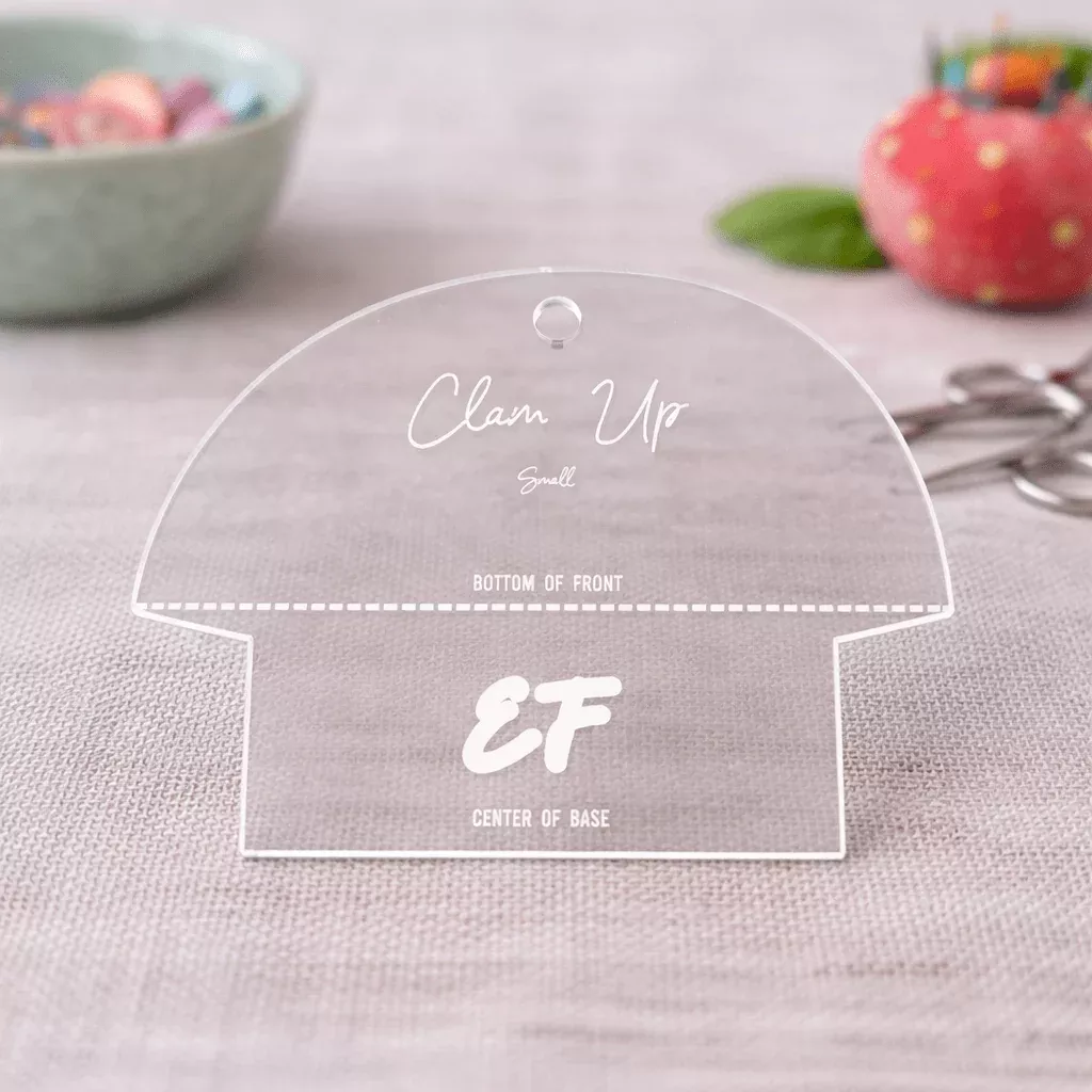Clam Bag Template SMALL