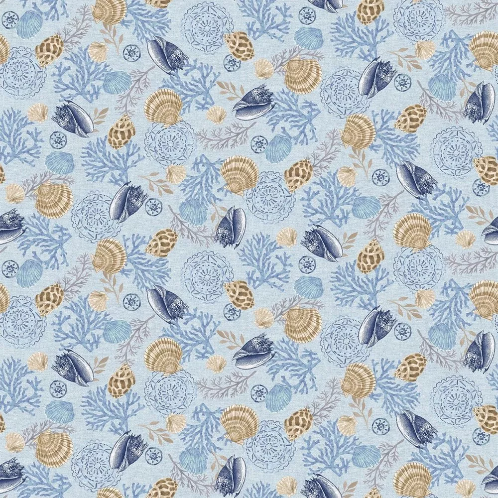 Cobalt Seas - Lt. Blue Spaced Shells