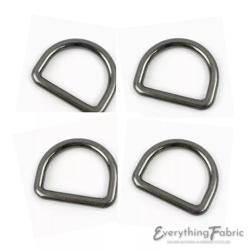 D Ring 13 mm - Gunmetal Seamless
