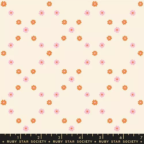 Diamond Flowers - Posy Orange
