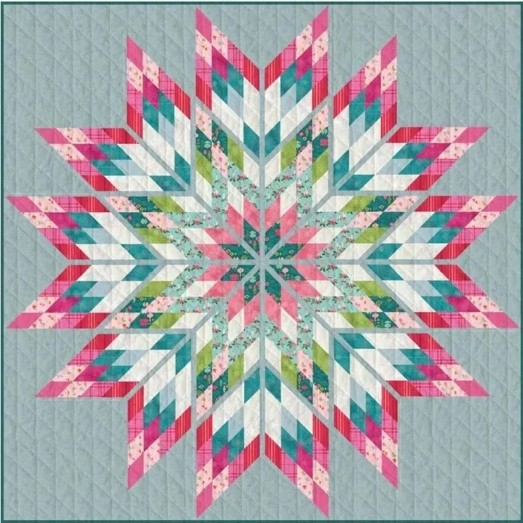Digitally Printed Quilt Top - Holiday Spectrum 98.5" x 98.5"