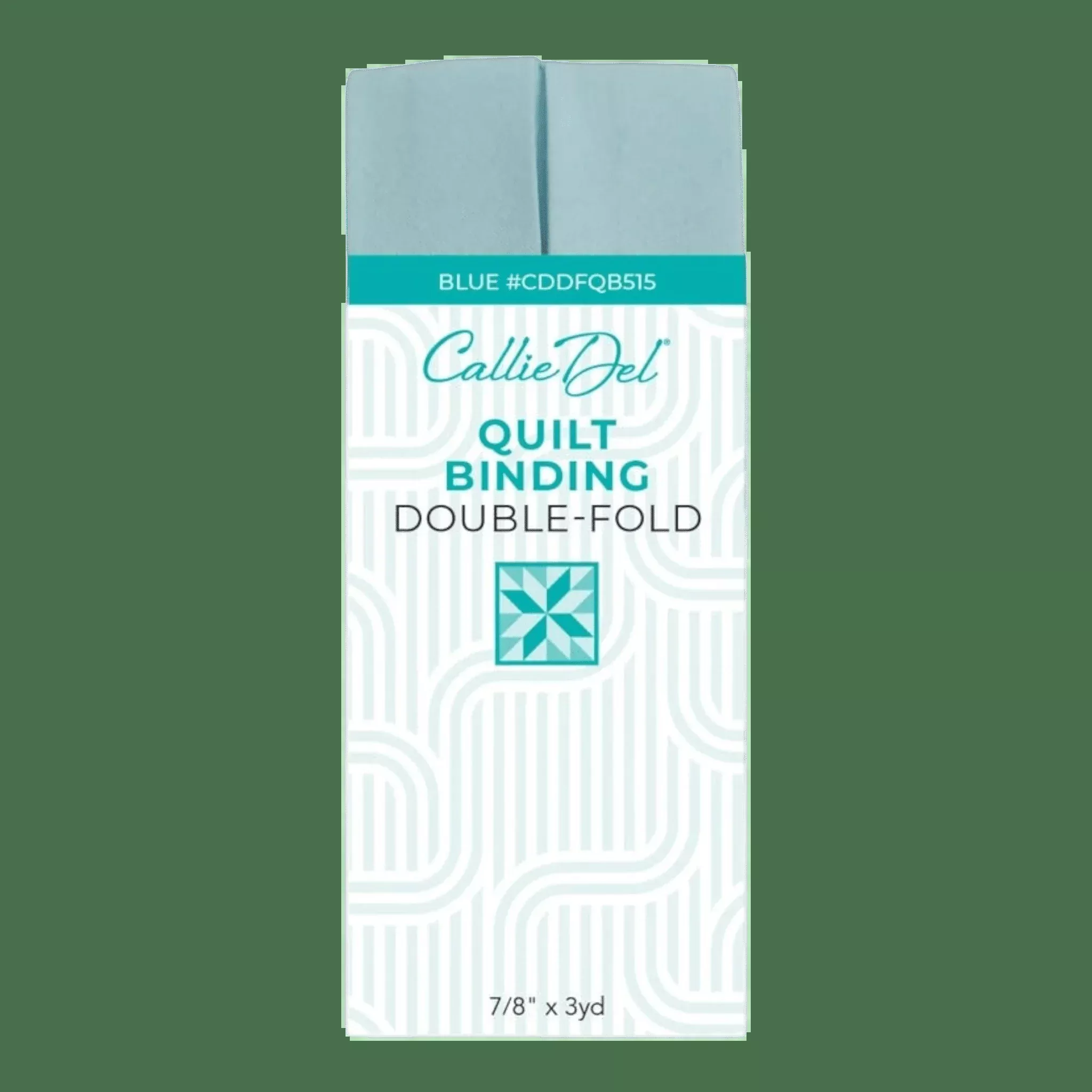 Double Fold Quilt Binding Blue