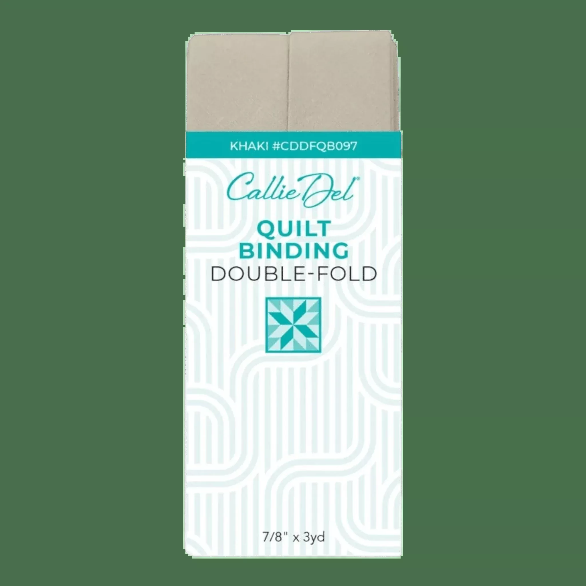 Double Fold Quilt Binding Khaki