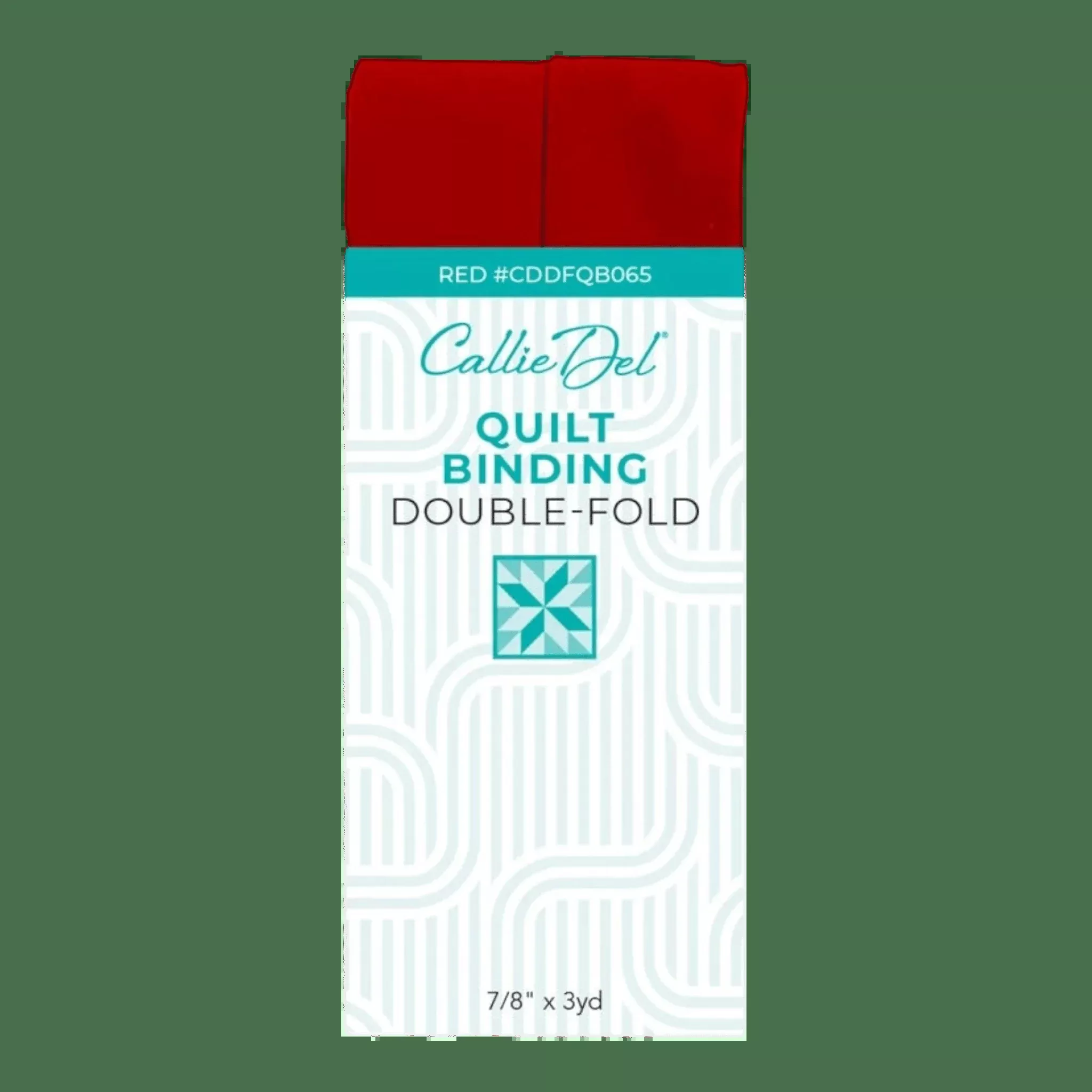 Double Fold Quilt Binding Red