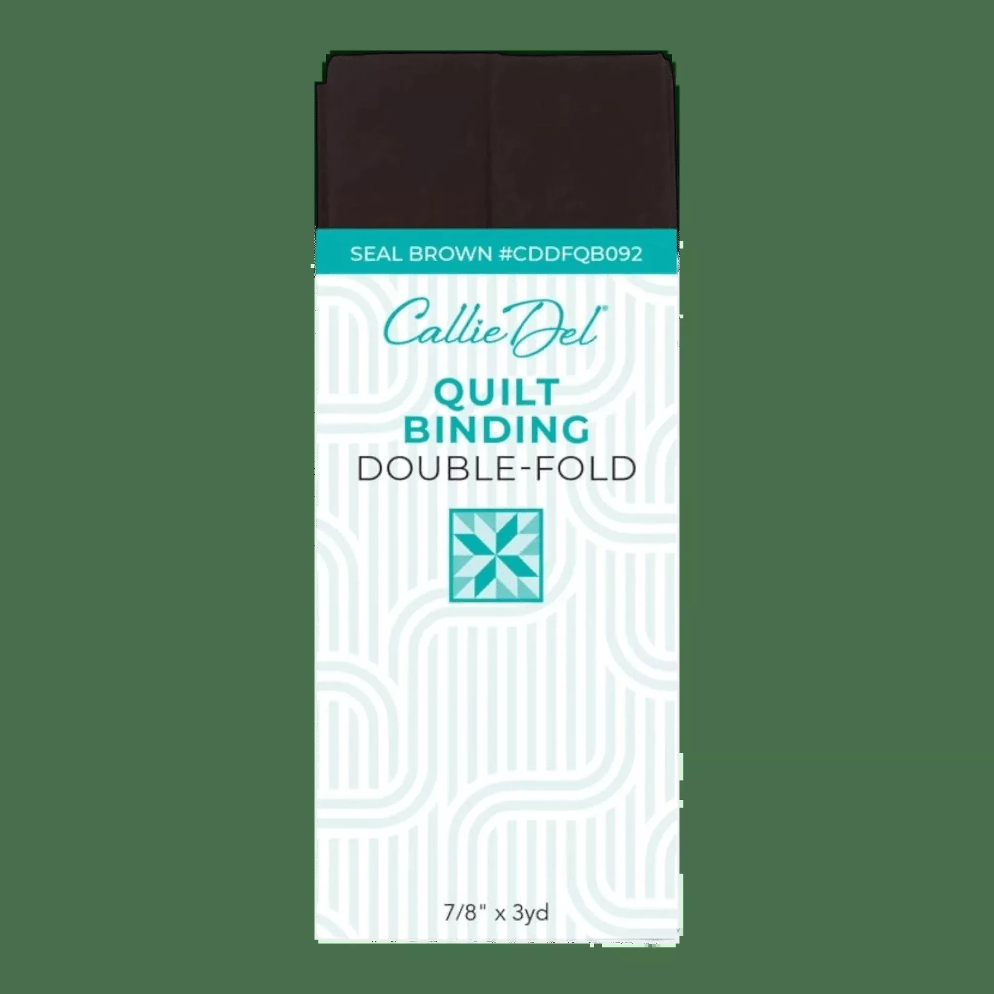 Double Fold Quilt Binding - Seal Brown