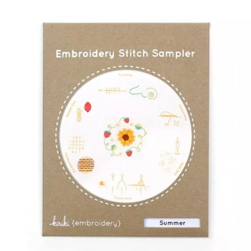 Embroidery Stitch Sampler | Kiriki Press - Summer