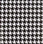 Fabric Finders 15 Yard Bolt 9.34 A Yd 752 100% Pima Cotton Fabric 60 inch Black Houndstooth Twill