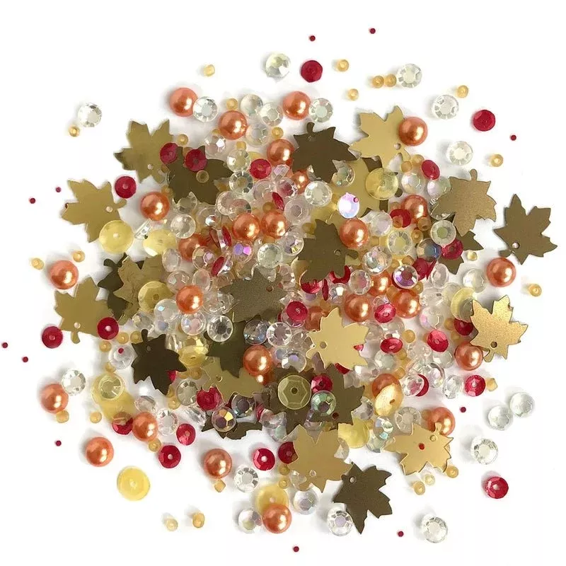 Fall Foliage Bead Embellishments