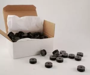 FilTec 13316 Prewound Bobbins Class 15/A 80x130Yd 60wt Poly Thread Black