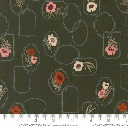 Floral Cameo - Pine