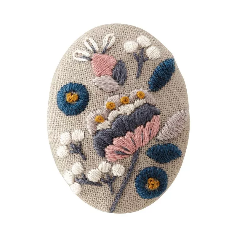 French Embroidery Kit Winters Bloom