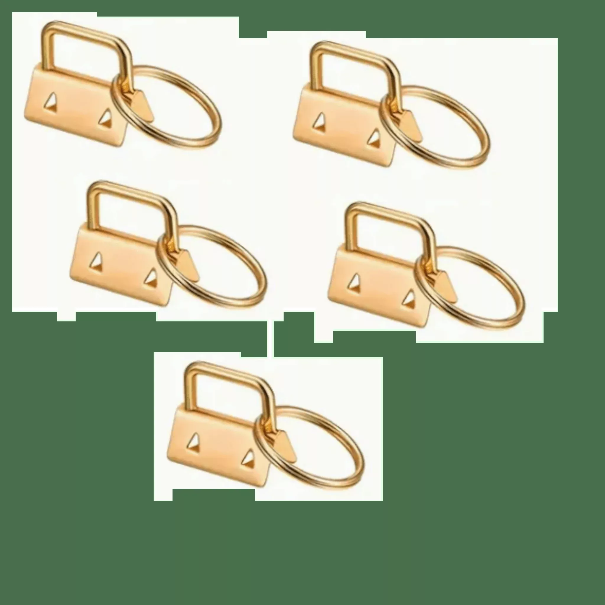 Gold Key Fobs - 25 mm wide