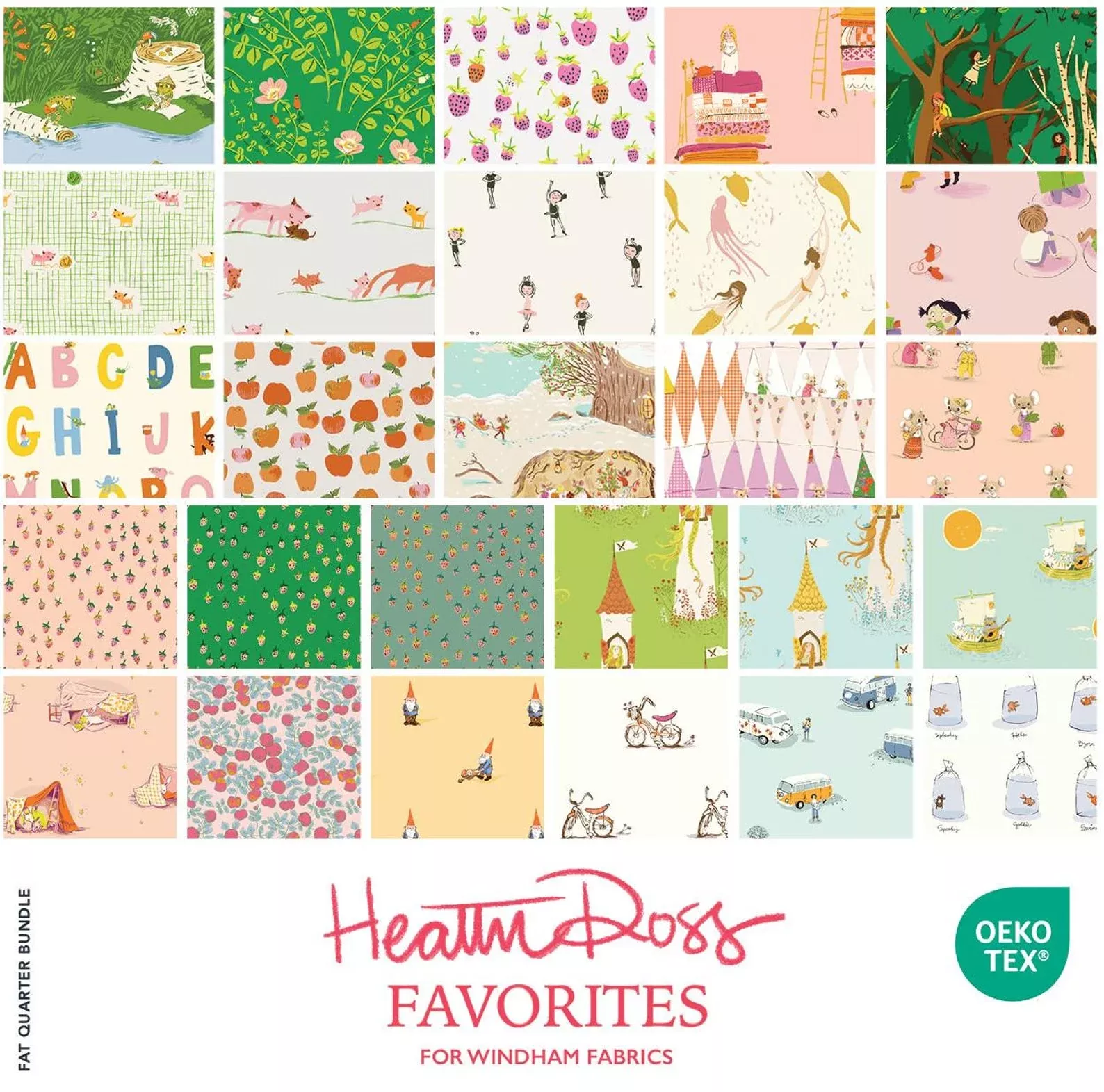 Heather Ross: Favorites Fat Quarter Bundle (25 pc)
