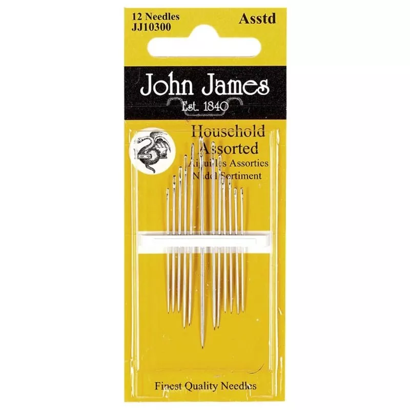 John James Household Needle Assortment 12ct