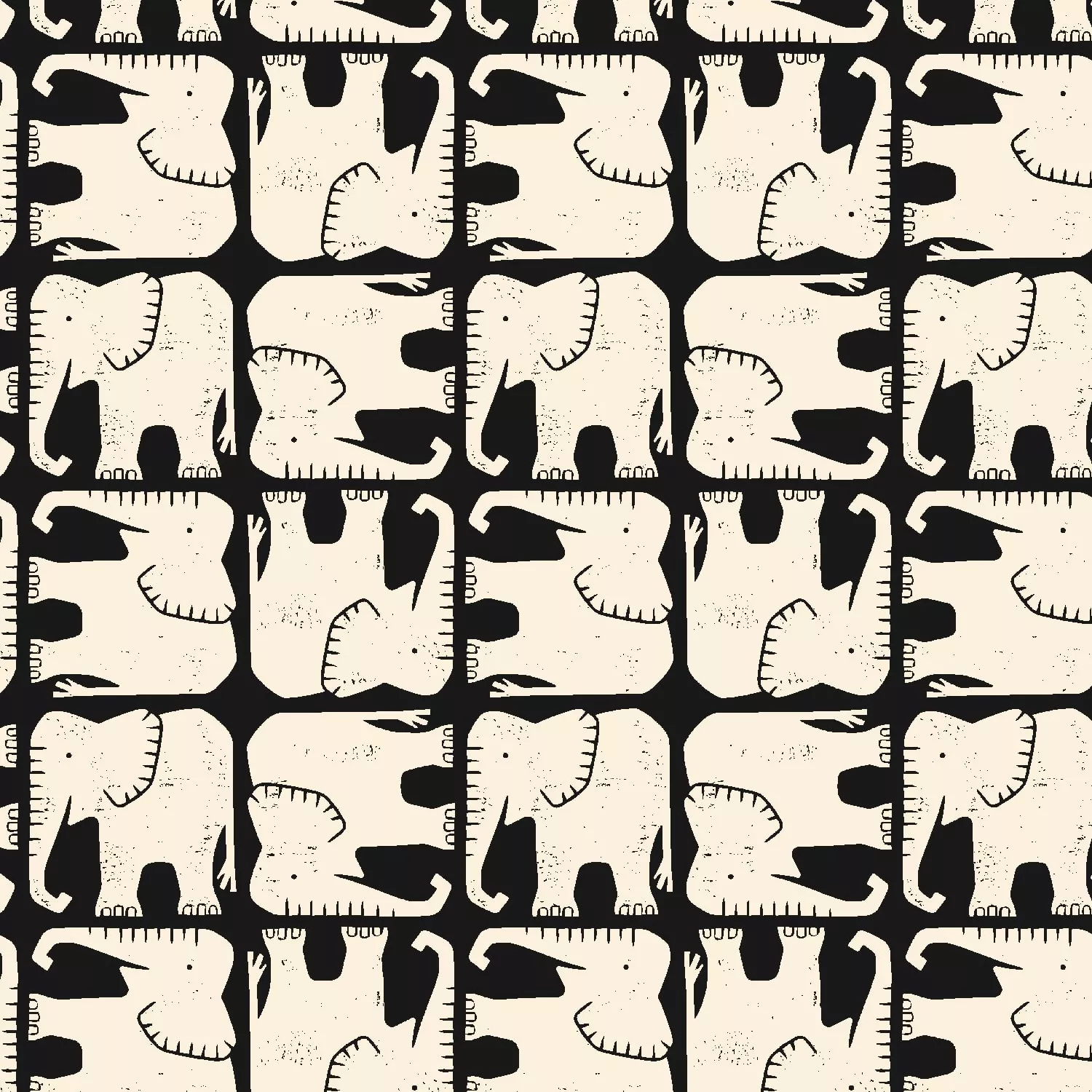 Jolly Elephant - Black