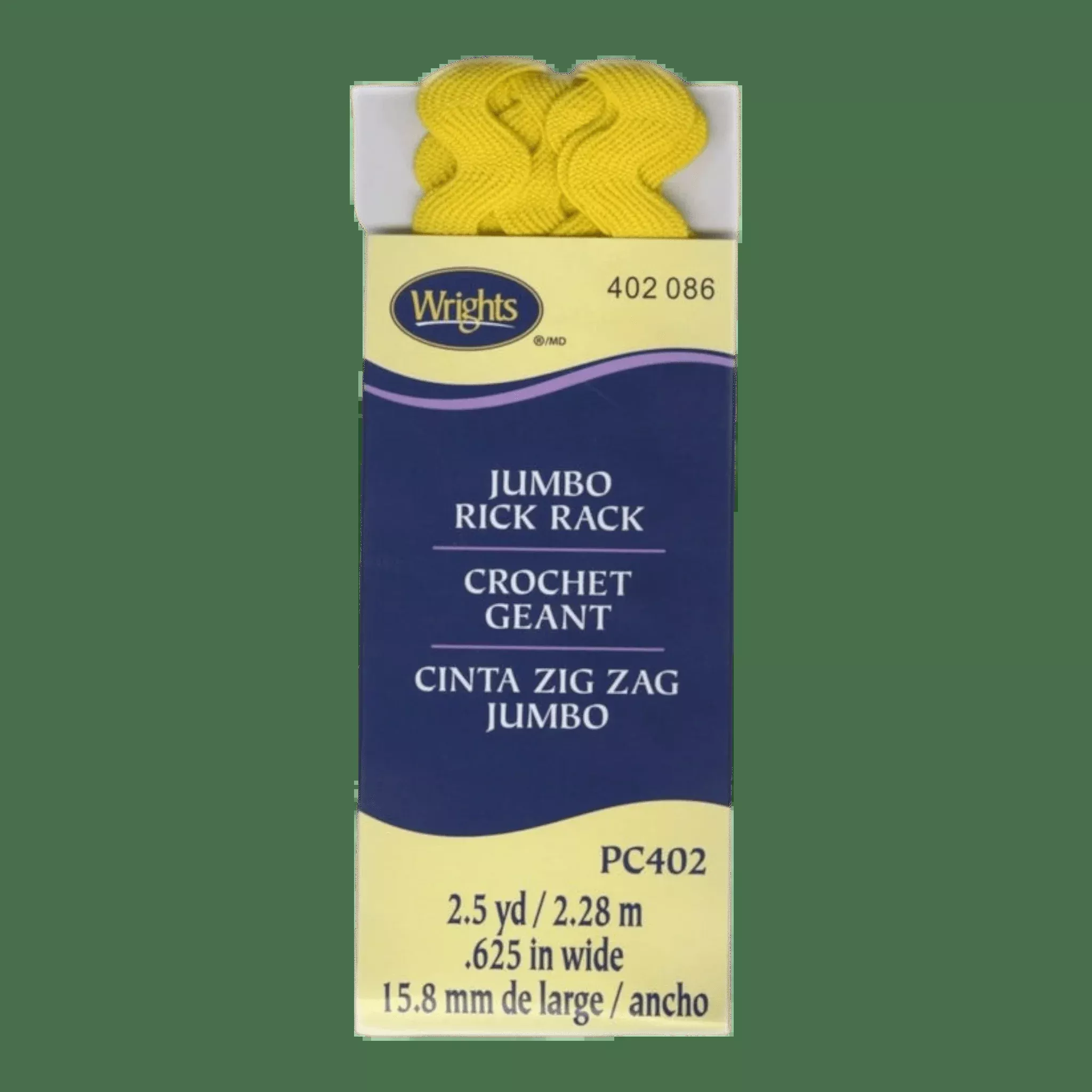 Jumbo Rick Rack Canary
