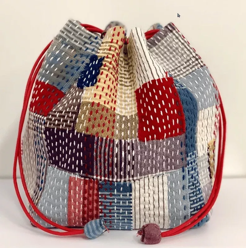 Kinchaku Bag Kit (Sail Boat)