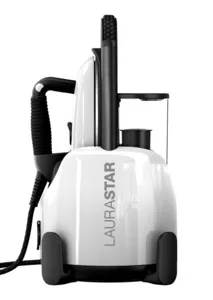 LauraStar 000.0603.511 Lift Pure White Steam Generator Iron 2.3 Pounds, 2200 Watts, 3.5 Bar Pressure, 3 Minute Heat Up, 10 Minute Auto Off
