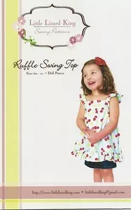 Little Lizard King Swing Top LLK347 Pattern 6m-10yrs + Dolly Pattern