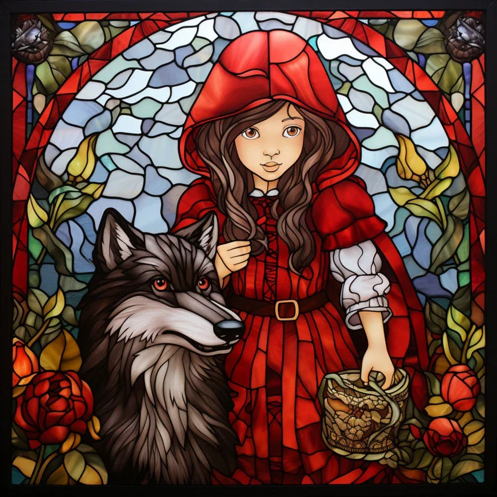 Little Red Riding Hood Fabric Panel 11