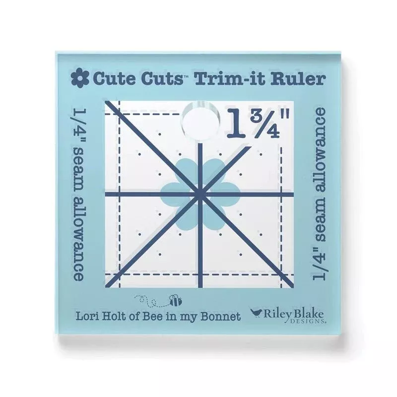 Lori Holt Cute Cuts Trim-it Ruler - 1.75 in x 1.75 in