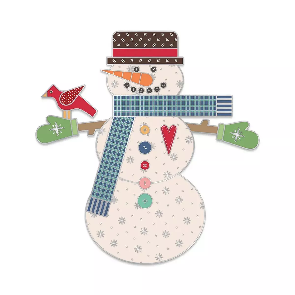 Lori Holt Let's Make a Snowman Needle Minder