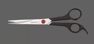 Mundial M663-7, 7-1/2" Barber Scissors Shears Hair Trimmers, Cut Length 2-1/4" All Metal