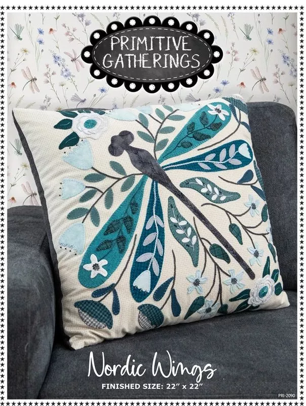 Nordic Wings Pillow Pattern