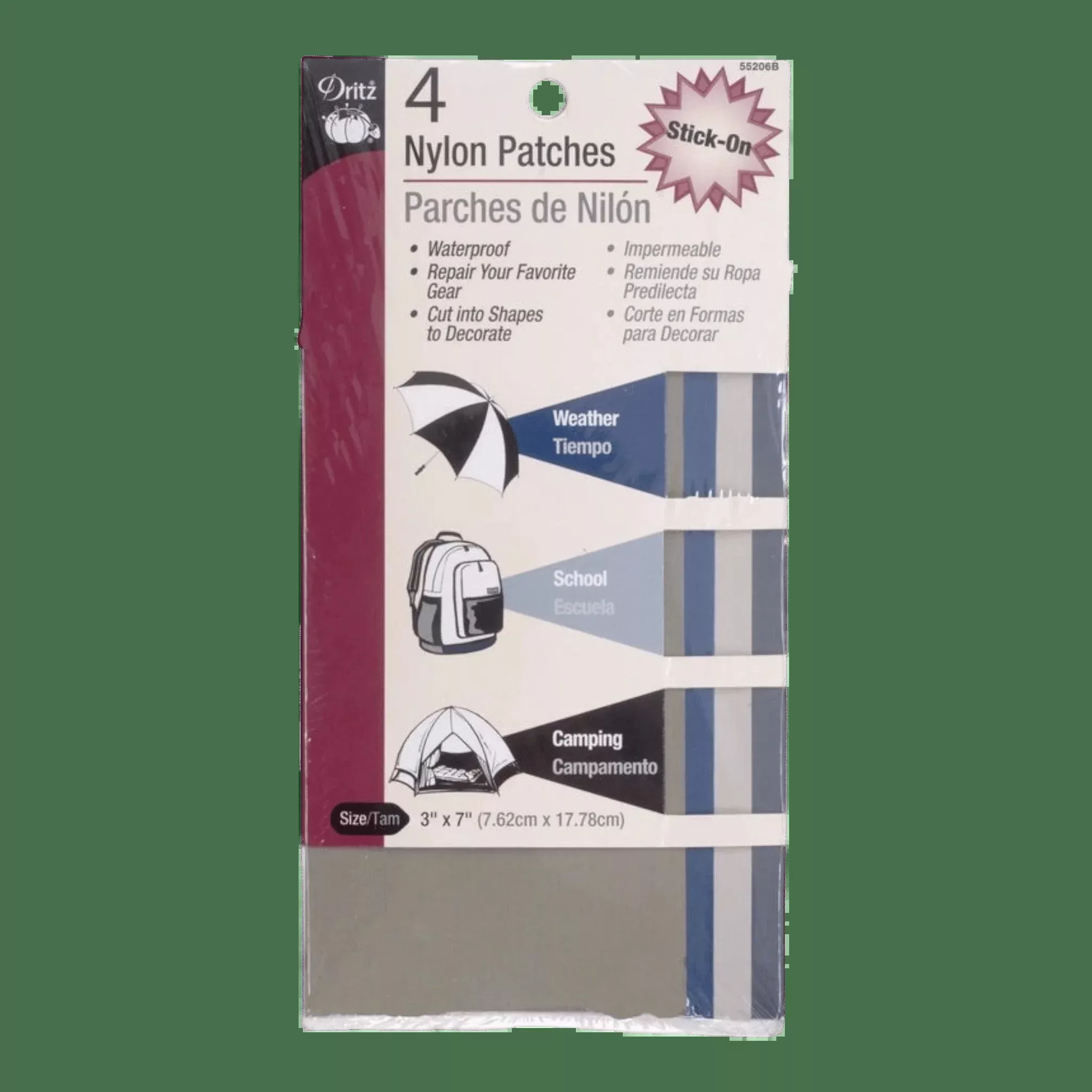 Nylon Patches Stick-On Camp Colors