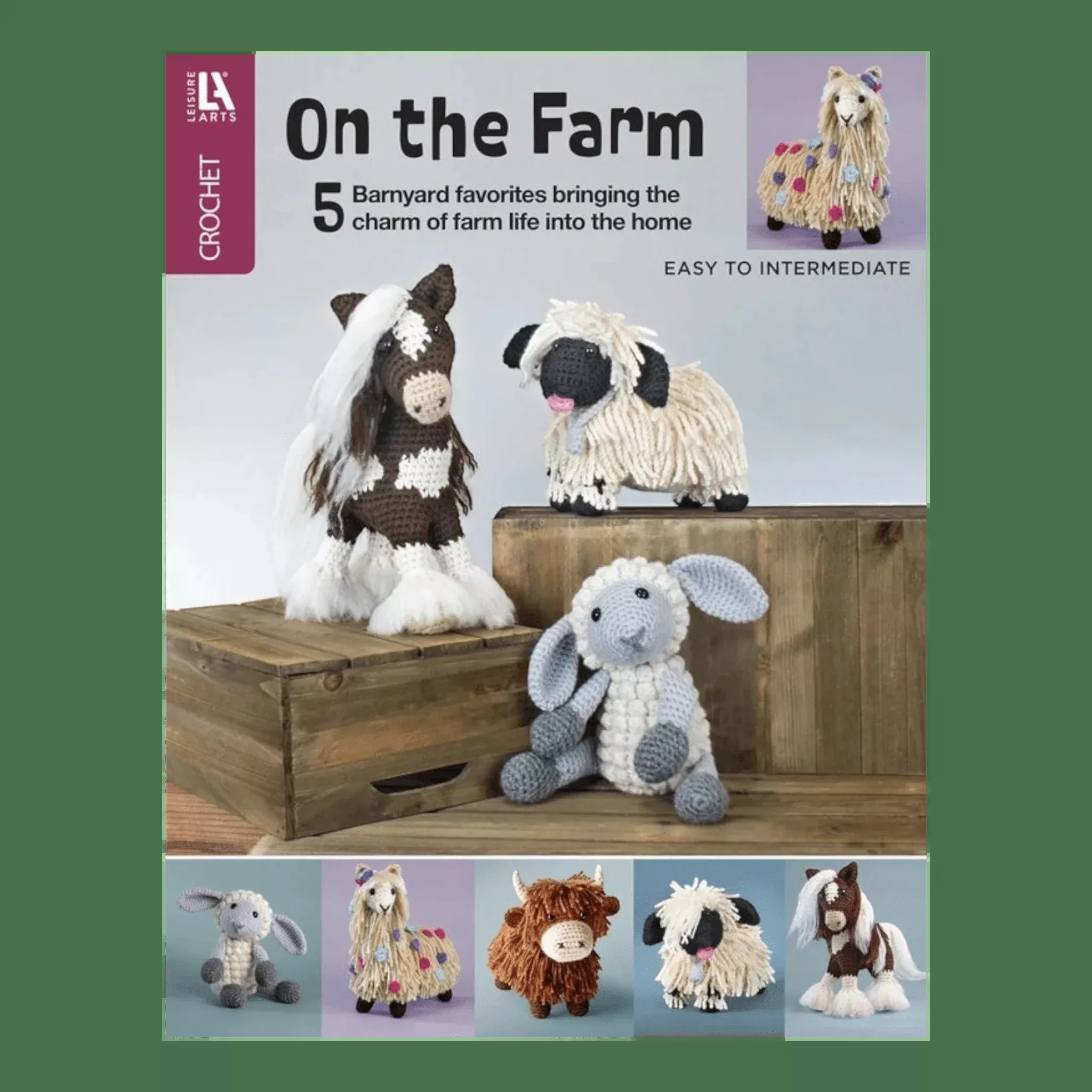 On The Farm Crochet Book