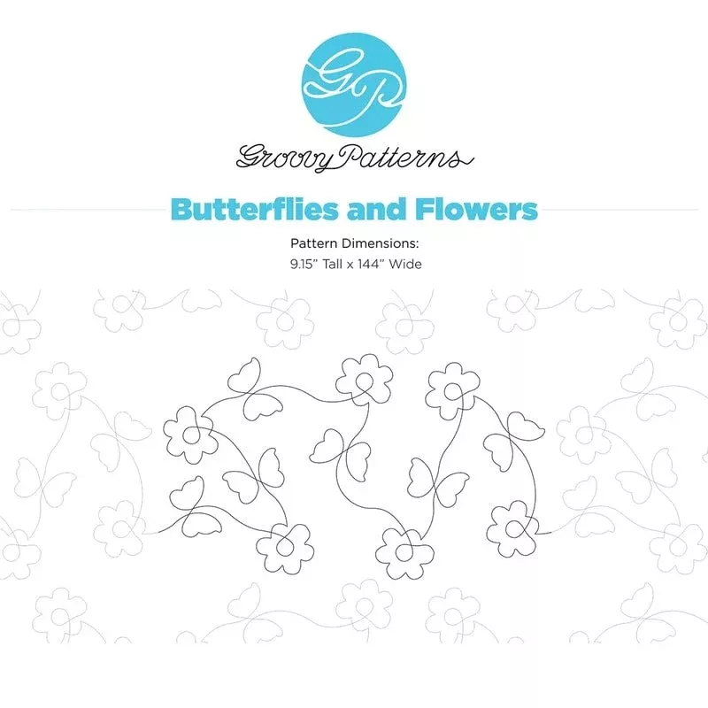 Pantograph - Butterflies and Flowers Paper
