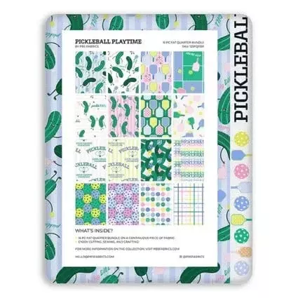 Pickleball Playtime Fat Quarter Bundle