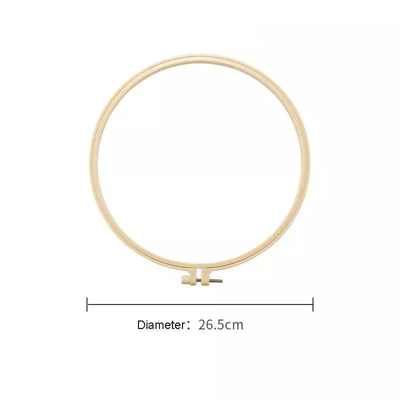 Plastic Embroidery and Cross Stitch Hoop - Round - 11in