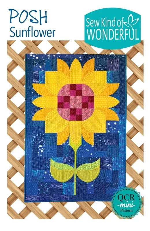 Posh Sunflower Quilt Pattern