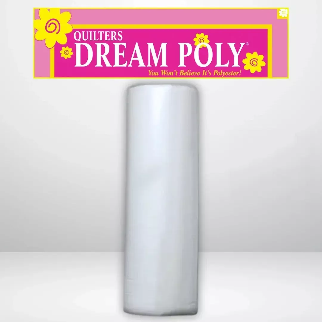 Quilters Dream Select White Poly Batting Throw Roll - 60" x 30 yards