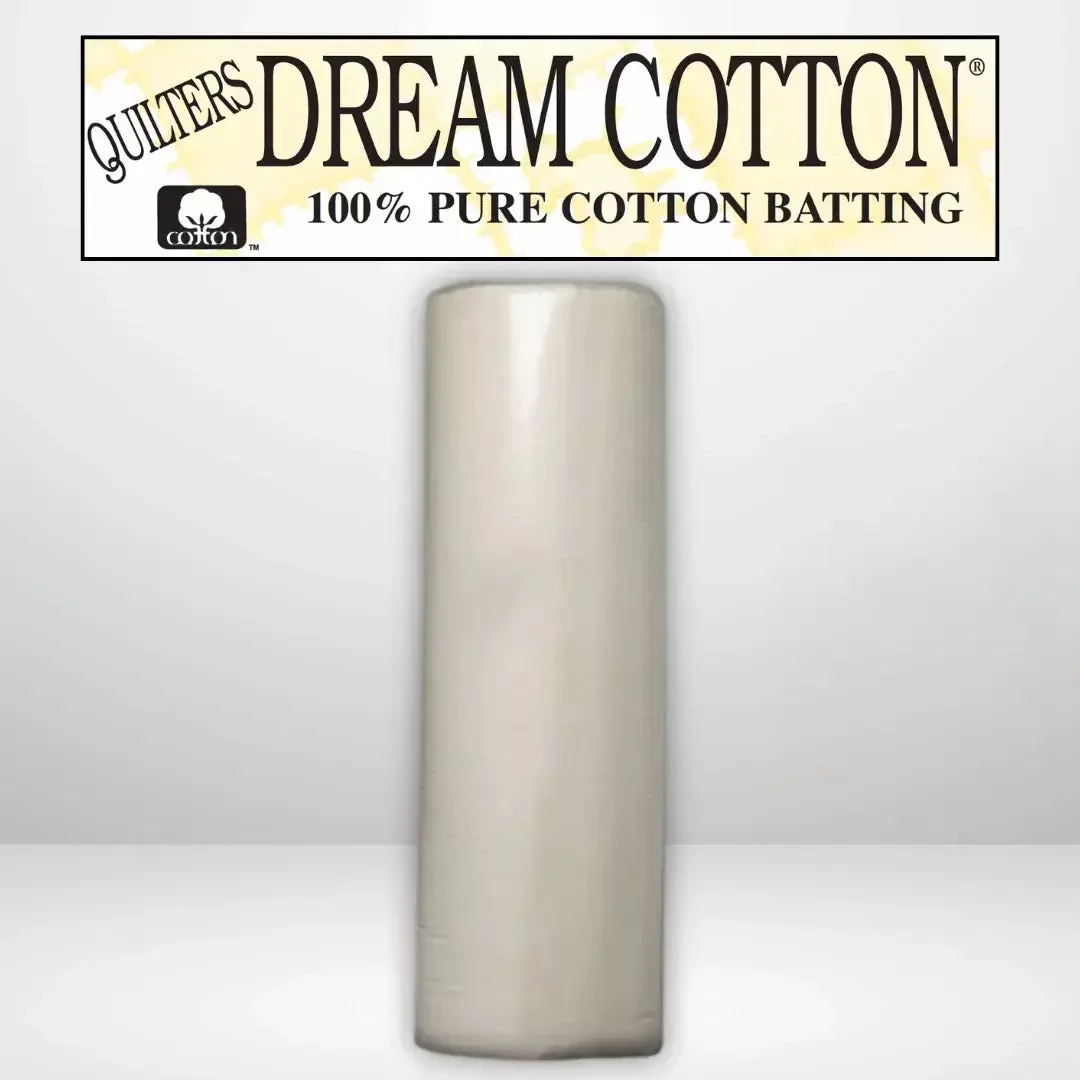 Quilters Dream Supreme Natural Cotton Batting Queen Roll - 93" x 30 yards -- AVAILABLE FOR PRE-ORDER - ROUGHLY 8 WEEKS
