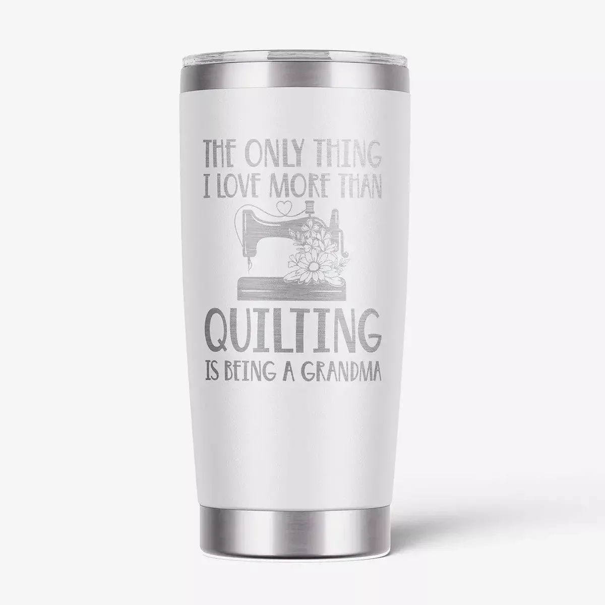 Quilting Grandma Tumbler