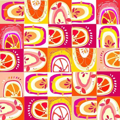 RB Studios - Citrus Pop - Tile - Orange