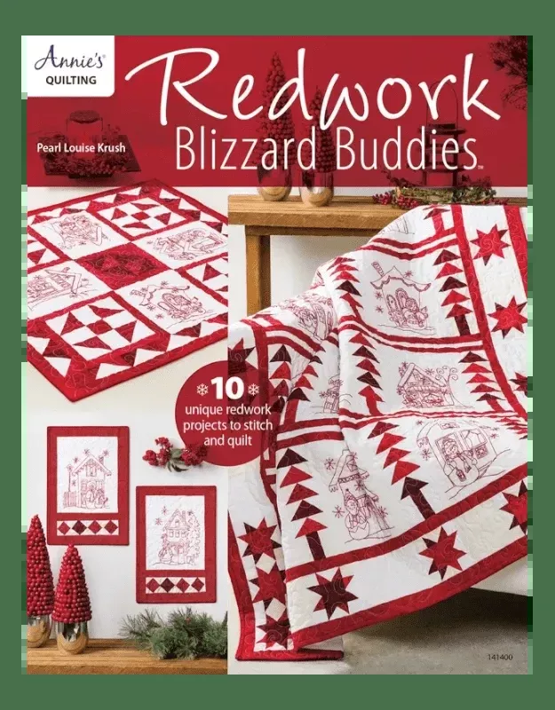 Redwork Blizzard Buddies Book